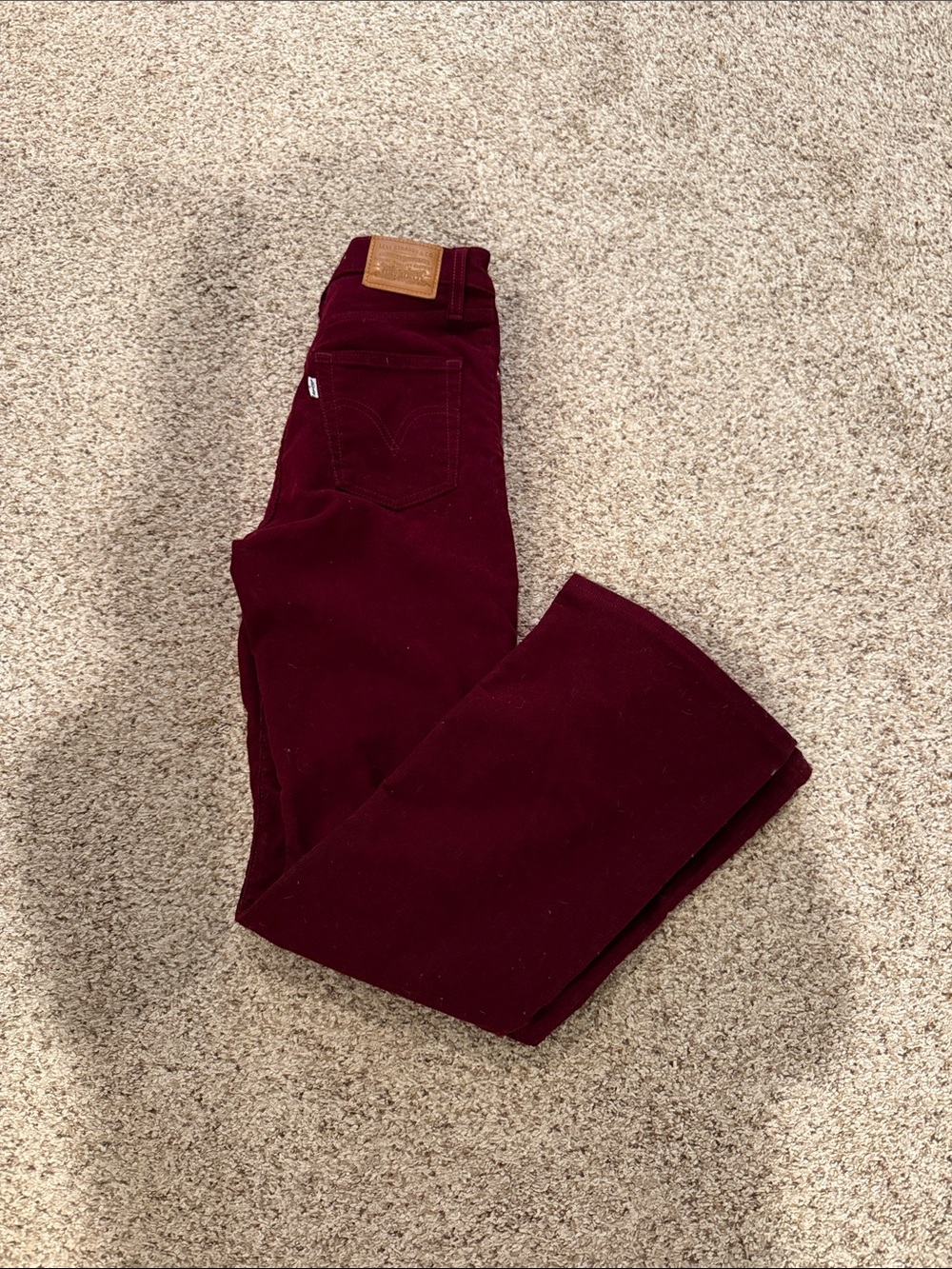 Corduroy Ribcage Flare Levi Jeans